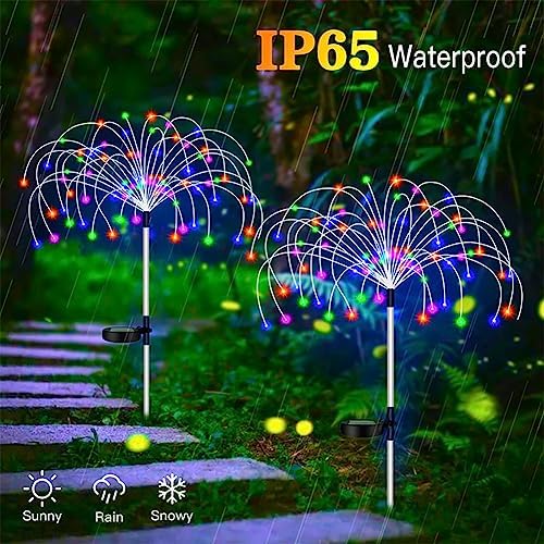 Outdoor Garden Waterproof Solar Firework Lights