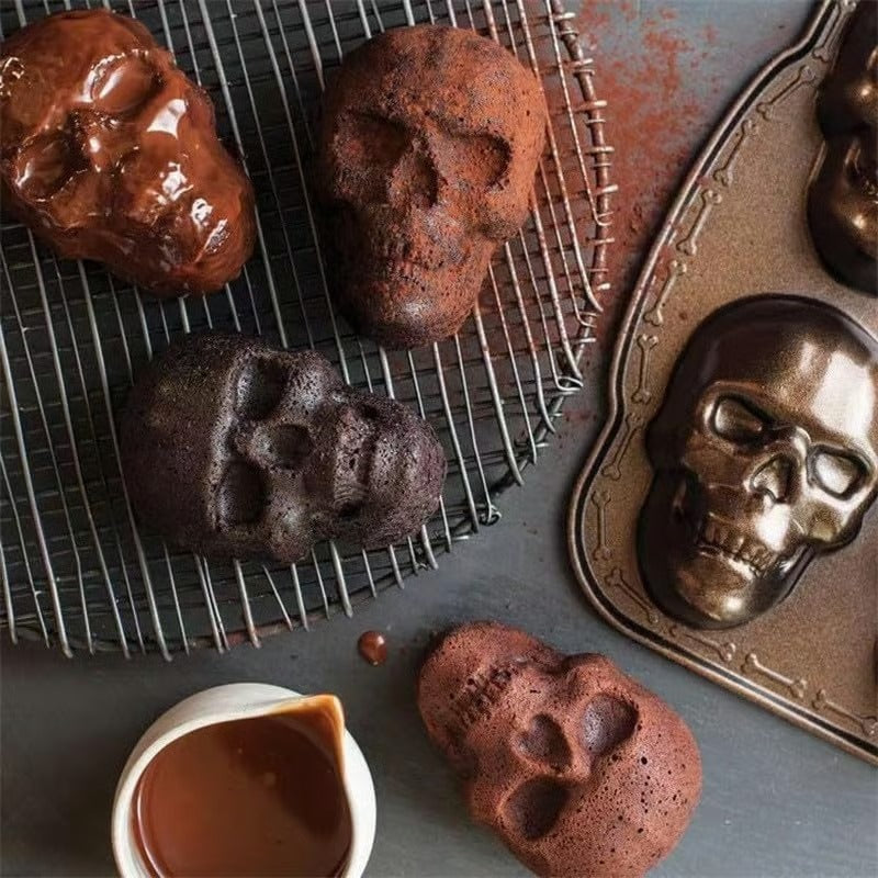 🎃Halloween Sale - 💀Halloween 3D Skull Baking Pan