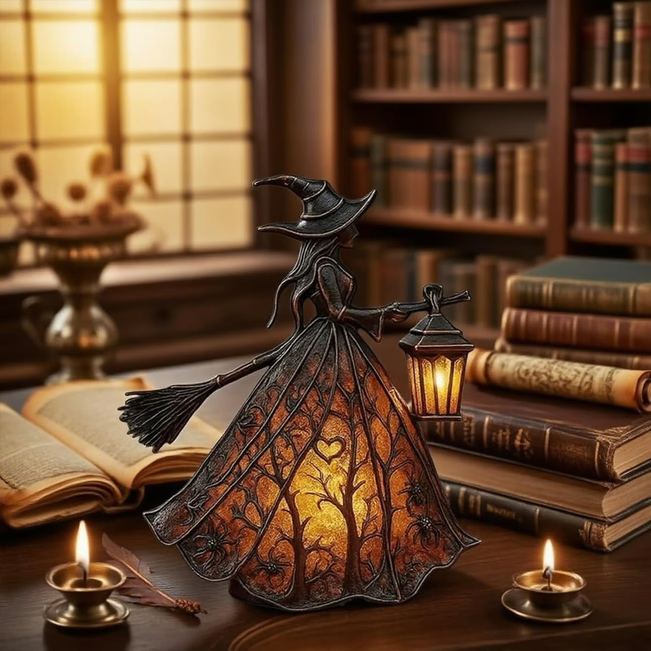 Halloween Witch Lamp