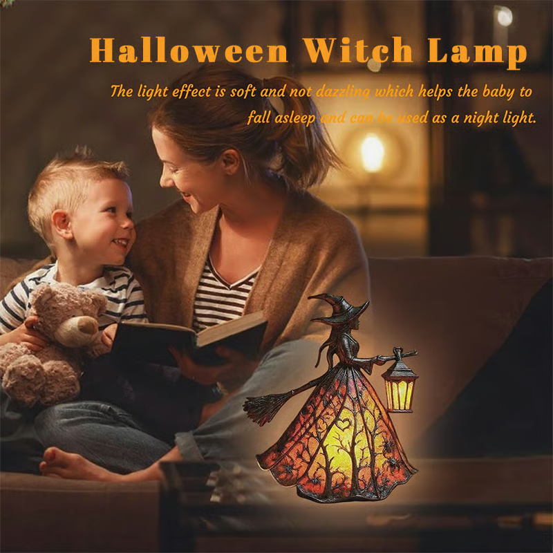Halloween Witch Lamp