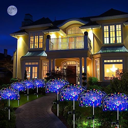 Outdoor Garden Waterproof Solar Firework Lights