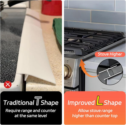 Stainless Steel Adjustable Retractable Stove Gap Covers