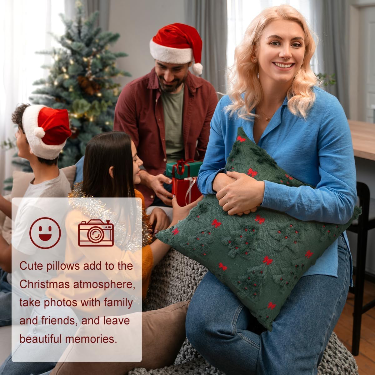 Christmas Throw Pillow Covers