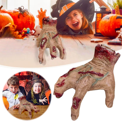 Realistic Severed Hand Prop - Body Parts Bloody Hands for Halloween