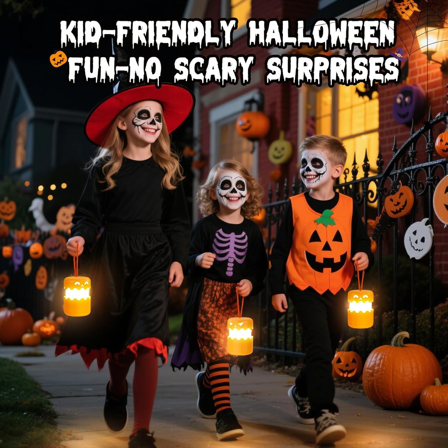 Foldabl Halloween Pumpkin Lantern