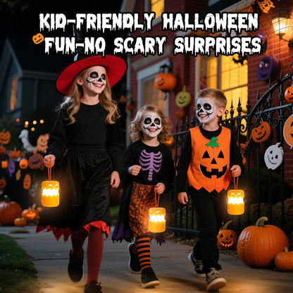 Foldabl Halloween Pumpkin Lantern