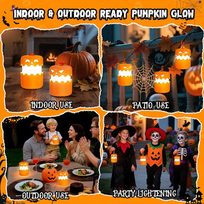 Foldabl Halloween Pumpkin Lantern