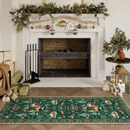 Christmas Print Non-Slip Rug