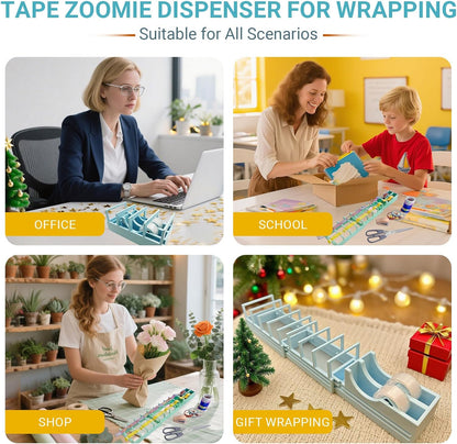 Desktop Tape Dispenser for Gift Wrapping & Crafts