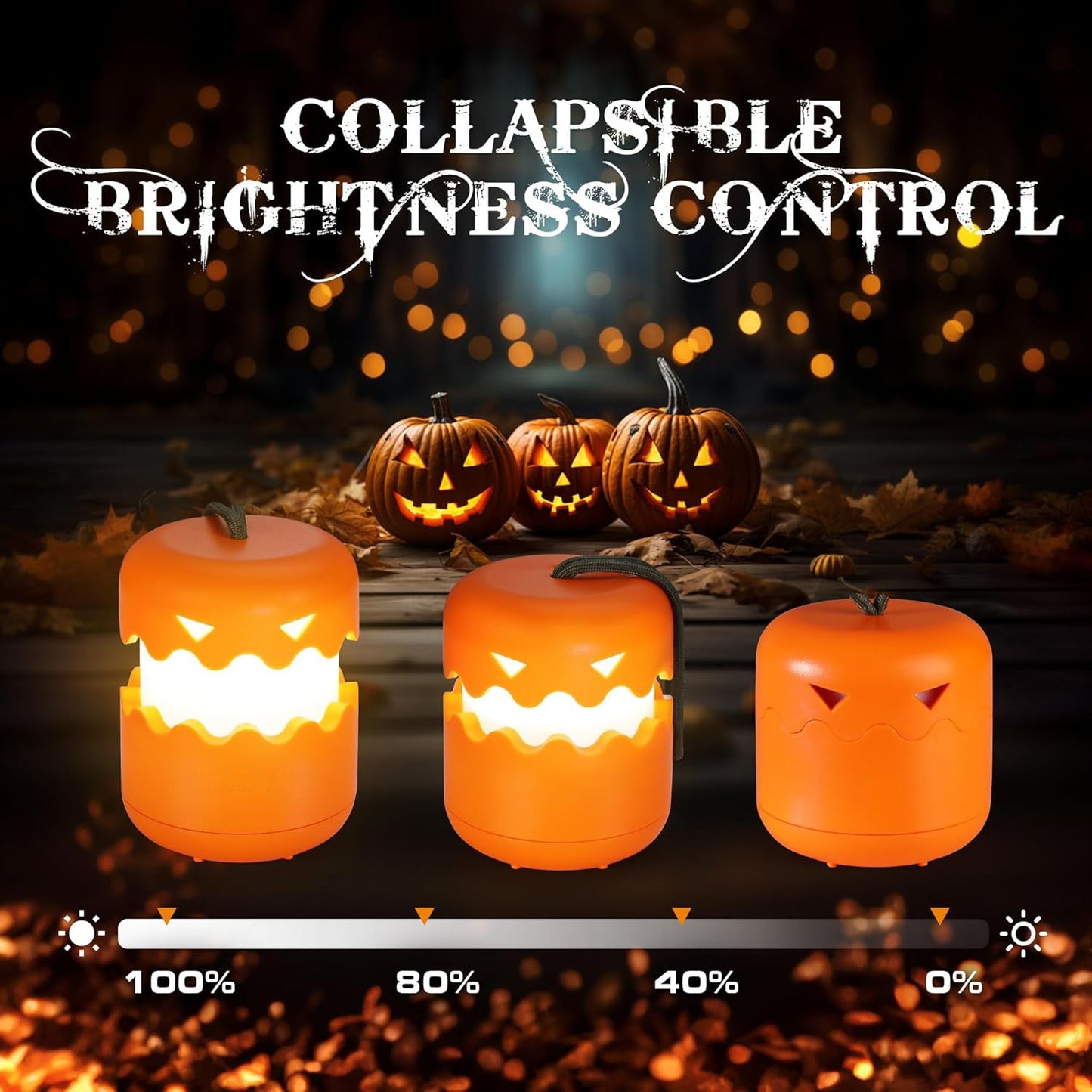 Foldabl Halloween Pumpkin Lantern