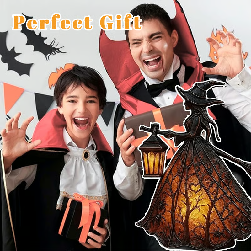 Halloween Witch Lamp