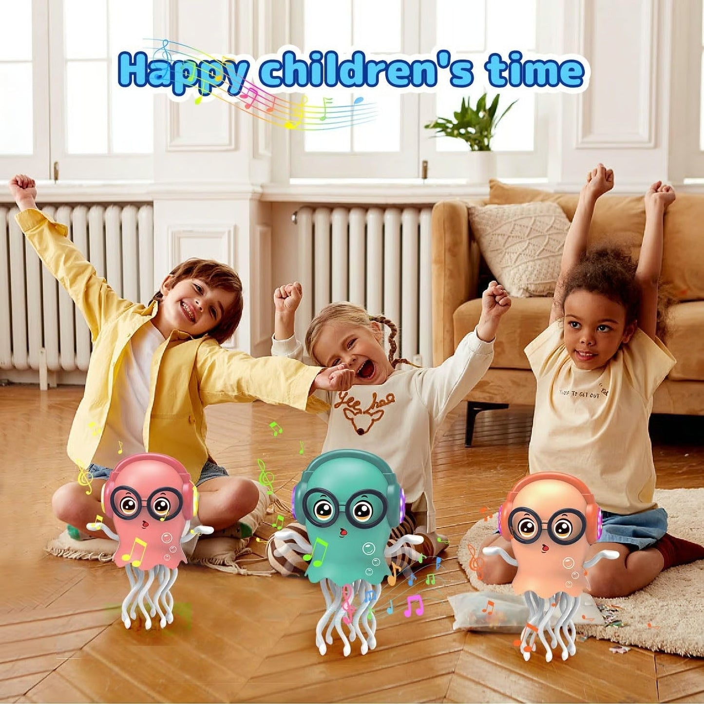 Magic Dancing Music Crawling Jellyfish Toy