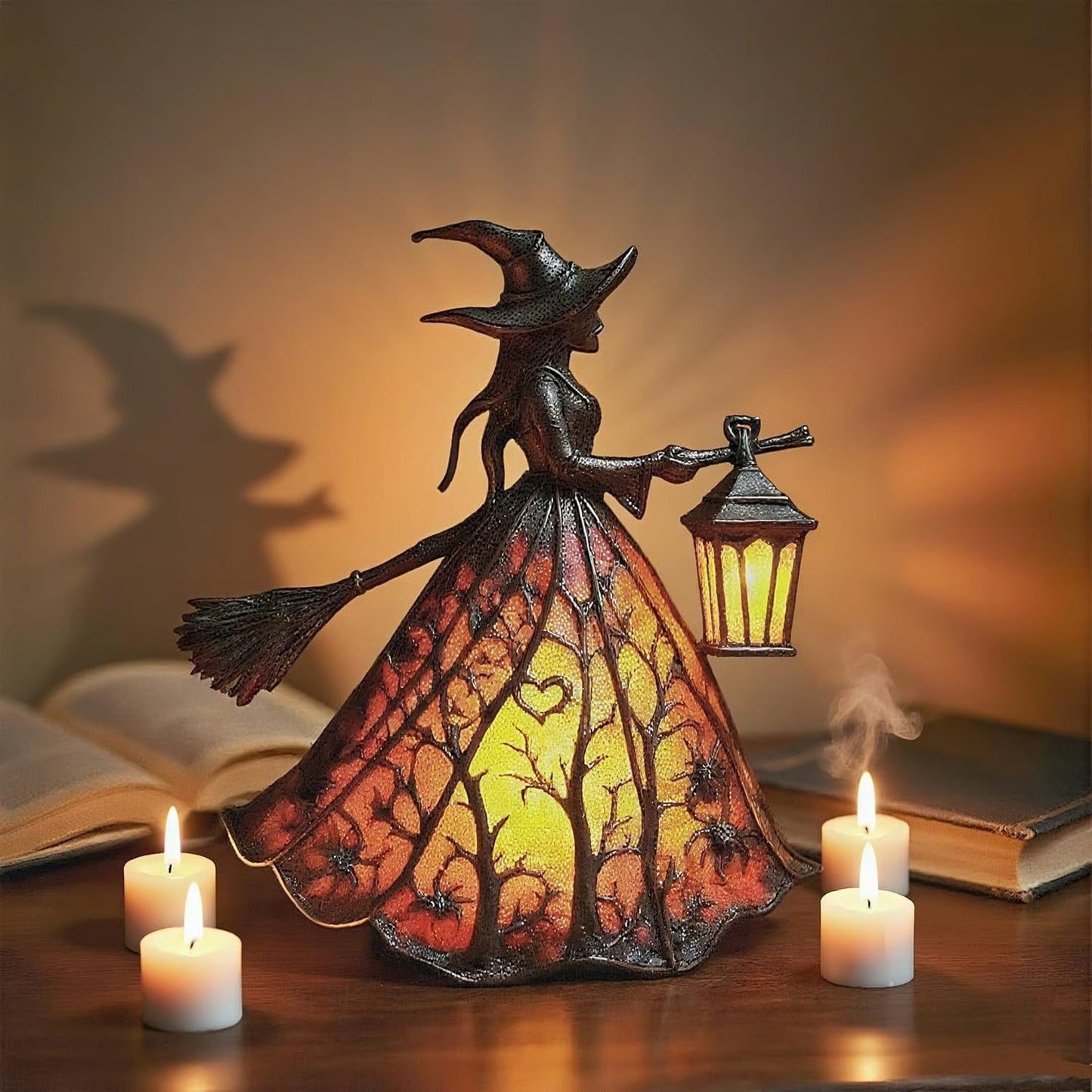 Halloween Witch Lamp