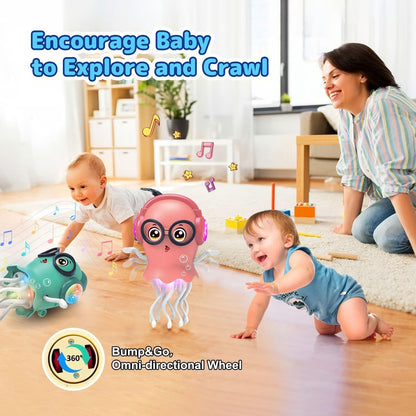 Magic Dancing Music Crawling Jellyfish Toy